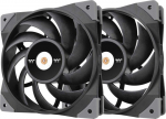 &Otilde;hkjahuti korpusele Thermaltake TOUGHFAN 12 Turquoise High Static Pressure Radiator Fan (2 Fan Pack), 120 mm x 120 mm