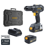 Akul&ouml;&ouml;ktrell koos akuga Grunder CD-B1218, 18 V, 2 Ah/4 Ah