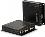 Komplekt Lindy 140m Cat.6 DVI-D, USB, Audio & RS232 KVM Extender, 140 x 125 mm, must v.