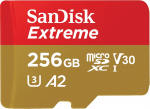 M&auml;lukaart SanDisk Extreme, 256 GB, 190 Mb/s - 130 Mb/s