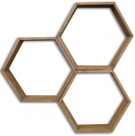 Seinariiul Kalune Design HEX001, p&auml;hklipuu v., 40 cm x 10 cm x 40 cm