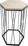 Kohvilaud Kalune Design Cetrus, tamm v./must v., 40 cm x 35 cm x 62 cm