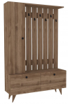 Esiku riidekapp Kalune Design Lala 835PUQ5054, pruun v., 35 cm x 112 cm x 170 cm