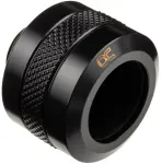 &Uuml;leminek Alphacool Icicle Pro Connection 16mm Hardtube Fitting G1/4 - black, 2.3 cm, must v.