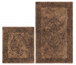 Vannitoamattide komplekt Foutastic Bathmat Set 394ANR1326, pruun v., 100 cm x 60 cm