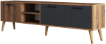 TV-laud Kalune Design Exxen 1581, antratsiit v./p&auml;hklipuu v., 35 cm x 180 cm x 53 cm