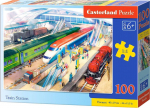 Pusle Castorland Train Station 464051, 29 cm x 40 cm, 100 tk, mitmev&auml;rviline