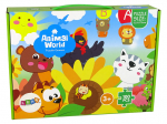 Pusle Lean Toys Animal World 14158, 38 cm x 52 cm, 100 tk, mitmev&auml;rviline