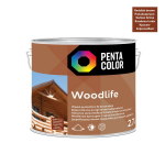 Puidu immutusvahend Pentacolor Woodlife, punakaspruun/pihlakas, 2.7 l