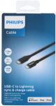 Kaabel Philips DLC3104L/03, USB Type C, 120 cm