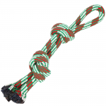 M&auml;nguasi koerale, k&ouml;is Springos PA0278, 43 cm, punane/roheline