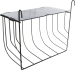 Heina hoidja n&auml;riliste puuridele Trixie, 25 cm x 12 cm x 18 cm, must v.