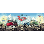 Pusle Ravensburger Panorama - With The Bulli Over The Brenner, 1000 tk