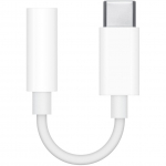 Adapter Apple USB Type-C Male, 3.5 mm Female, valge