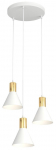 Valgusti rippuv Emibig Rosa 1389/3PREM, E27, 3 x 15 W, valge v.