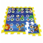 Matt beebidele - pusle Stamp Animals Alphabet, 31 cm x 31 cm, 9 tk, mitmev&auml;rviline