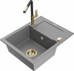 K&ouml;&ouml;givalamu koos kraaniga Mexen Enzo, vaik/graniit, 57.6 cm x 46.5 cm x 17.4 cm, hall