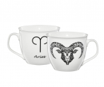 Tass Ambition Zodiac Aries, valge v./must v., 0.55 l
