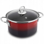 Pott Lamart LT1183, 22 cm, 4.3 l, must v.