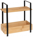 Riiul 5five Ordera, pruun v./must v., 30 cm x 14 cm x 30 cm