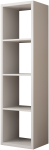 Raamaturiiul ADRK Cleo II, valge v., 150 cm x 40.5 cm x 33 cm
