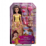Nukk aksessuaaridega Mattel Disney Princess Bathe & Brush Belle JFC42, 27 cm, kollane v.