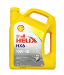 M&auml;&auml;re Shell Helix HX6 10W - 40, pools&uuml;nteetiline, 5 l