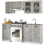 K&ouml;&ouml;gikomplekt Akord Oliwia, valge v./hall v., 1.8 m