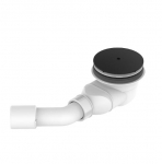 Sifoon du&scaron;i jaoks Jika, 80 mm, 90 mm, valge v./must v.