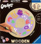 Maalimine numbrite j&auml;rgi Ravensburger CreArt Wooden Floral Streams, kollane/roheline/violetne