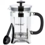 Kohvikann French Press King Hoff 4838, 0.8 l, l&auml;bipaistev v./h&otilde;be v.