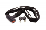 Jalgratta lukk Author ACHL-55, must, 900 mm x 8 mm