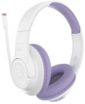 Juhtmeta m&auml;nguri peakomplekt lastele Belkin SoundForm Inspire AUD006BTLV, valge v./violetne v.