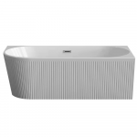 Vann, teisaldatav AMO-1091DR, 170 cm x 75 cm x 58 cm, as&uuml;mmeetriline, valge