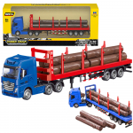 M&auml;nguasja veoauto Hulna Professional Timber Truck, 1:50, sinine/punane