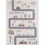 Vaip sise Ayyildiz Coco Town Streets, sinine v./hall v./pruun v., 230 cm x 160 cm