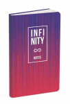 M&auml;rkmik Lastva Infinity, ruuduline, A6, 96 lehte, Roosa v.
