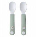 Teelusikas Mepal Mio Little Farm, 3 aastat, plastik, roheline v.