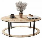 Kohvilaud Kalune Design Hole Ellipse, tamm v., 38 cm x 60 cm x 40 cm