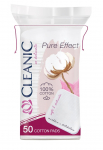 Vatipadjad Cleanic Pure Effect, 50 tk, valge v.