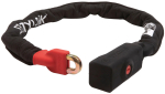 Jalgratta lukk Seatylock Viking Gold, must v./punane v., 1100 mm