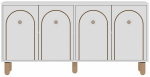 Konsoollaud Kalune Design Orion, valge v., 36 cm x 150 cm x 73 cm