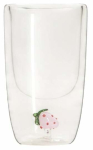 Topeltseinaga klaas Homla Frula With Strawberry, l&auml;bipaistev v., 0.35 l