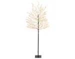Dekoratsioon "Puit" LED-valgustusega, 150 cm, must v.