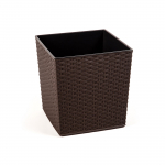 Lillepott Lamela 596-83, plastik, &Oslash; 30 cm, pruun v.