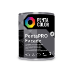 V&auml;rv Pentacolor PentaPro Facade, valge v., 1 l