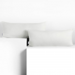 Padjap&uuml;&uuml;r Restilo Amber, valge, 120 cm x 40 cm, 2 tk