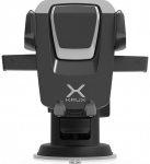 Auto telefonihoidik Krux Car Smartphone Holder, 0.195 kg, must v.