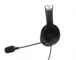 Juhtmega k&otilde;rvaklapid Tellur PCH2 Basic Headset, must v.