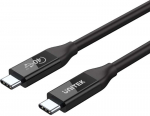 Kaabel Unitek USB-C - USB-C C14100BK-0.8M USB-C, USB-C, 0.8 m, must v.